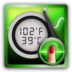 Febre do termômetro da temperatura corporal