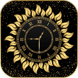 Gold Clock Live Wallpaper