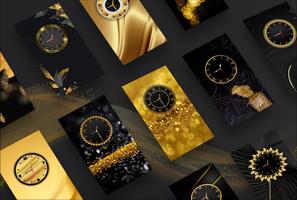 Gold Clock Live Wallpaper 海報