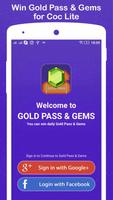 Win Gold Pass & Gems for COC Lite الملصق