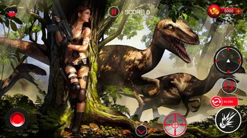 Dinosaurs Hunter Challenge jungle Safari Adventure-poster