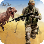 Dino Attack Gun Strike Professional Hunting Jungle icône