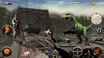 Dino Attack Gun Strike Professional Hunting Jungle capture d'écran 1