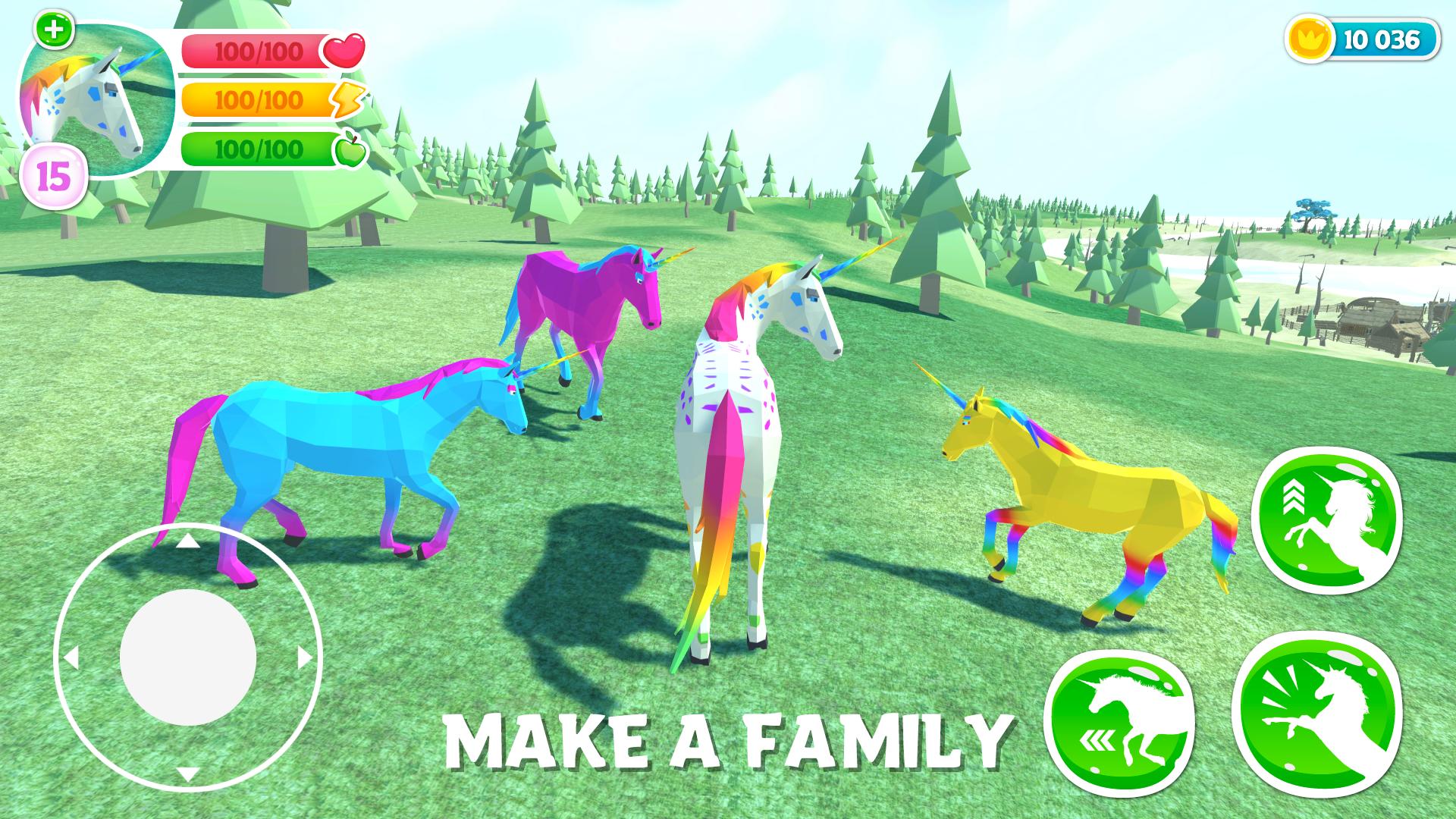 Unicorn Family Simulator For Android Apk Download - horse world roblox wolf