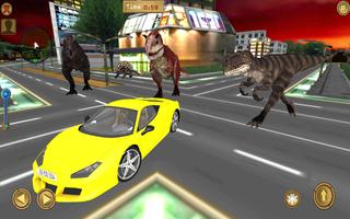 Simulateur de stationnement de voiture dinosaure capture d'écran 3