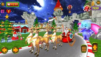 Santa Christmas Infinite Track Poster