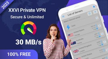 XXVI Private VPN - Fast Proxy Affiche