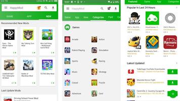 Tips: Happy Mod apps & Games पोस्टर