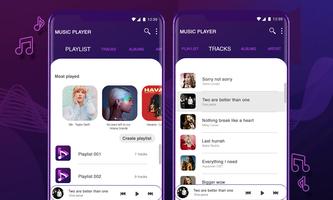 Music Player audio player for android MP3 Player Affiche