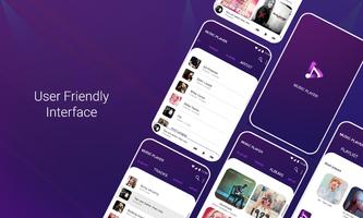 Music Player audio player for android MP3 Player Ekran Görüntüsü 1