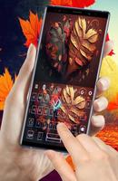 پوستر Autumn Leaves Keyboard