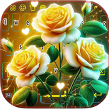 Yellow Rose Keyboard- ArtFonts APK