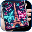 ikon Paris Eiffel Tower keyboard