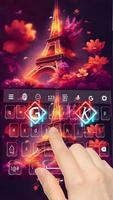 Paris Eiffel Tower keyboard-poster