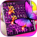 Butterfly and flowers Keyboard aplikacja