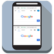 Dual Browser-screen
