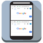 Dual Browser-screen أيقونة
