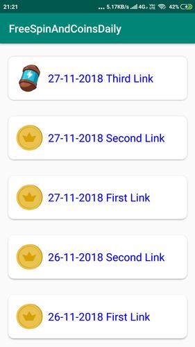 Free Spin Free Coin Daily Master APK voor Android Download