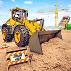 City Construction Excavator 3D ícone