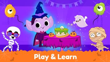 Toddler Games Spooky Halloween โปสเตอร์