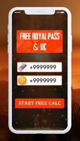 Free Royal Pass & Uc counter تصوير الشاشة 1