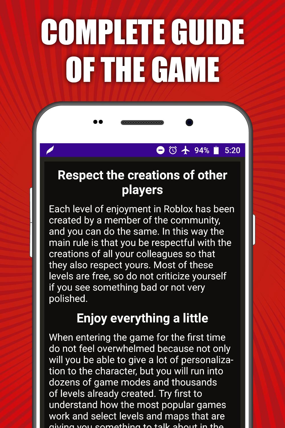Tips Robux For Roblox 2019 Guide For Android Apk Download