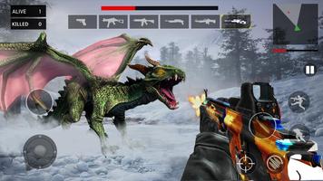 التنين هنتر 3D: ألعاب التنين الملصق