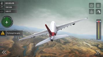 Flight Simulator 3D Free - Flight Games скриншот 3