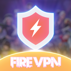 Fire Gaming VPN Proxy Ping ícone