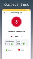 Fire Gaming VPN Proxy Ping imagem de tela 2