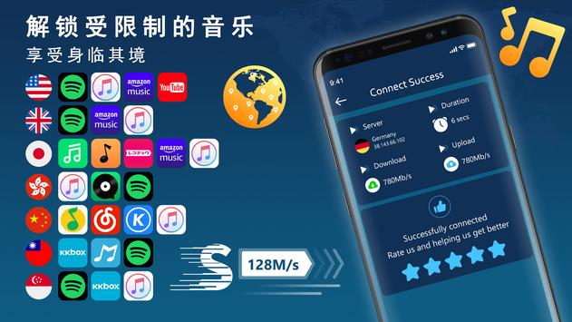 VPN大师(永久免费VPN)❤️- 最好的免费VPN 秒连 高速 稳定 梯子 永久更新 科学上网 截图 3