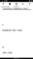 Book, Alfred Tennyson syot layar 1