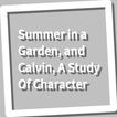Book, Summer in a Garden, and 