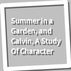 Book, Summer in a Garden, and Calvin, A Study... ícone