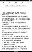 Book, Shakespeare, Bacon and the Great Unknown 스크린샷 2