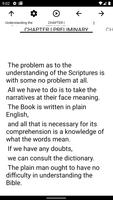 1 Schermata Book, Understanding the Scriptures