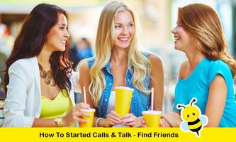 Free Guide Calls and Talk - Find Dating Plakat