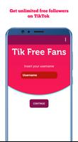 Tik Free fans- followers, Likes, Hearts, Hashtag. 포스터