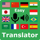 Easy All Languages Translator Free Voice Translate icône