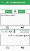 Easy All Languages Translator Free Voice Translate تصوير الشاشة 2