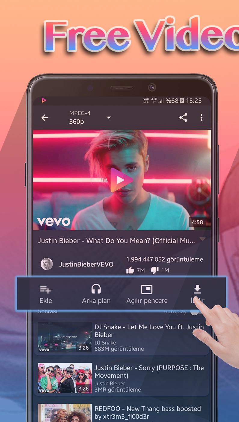 Vidéo, mp3, musique télécharger et écouter 🎧 APK pour Android Télécharger