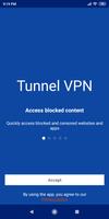 Tunnel VPN الملصق