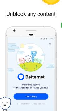 VPN Free - Betternet Hotspot VPN & Private Browser 海报