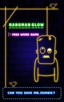 Hangman Glow Word Games Puzzle Affiche