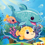 Sea Creature Connect Puzzle أيقونة