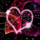 Neon Hearts Live Wallpaper আইকন