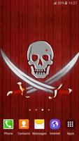 Pirate Vlag Live Achtergrond-poster