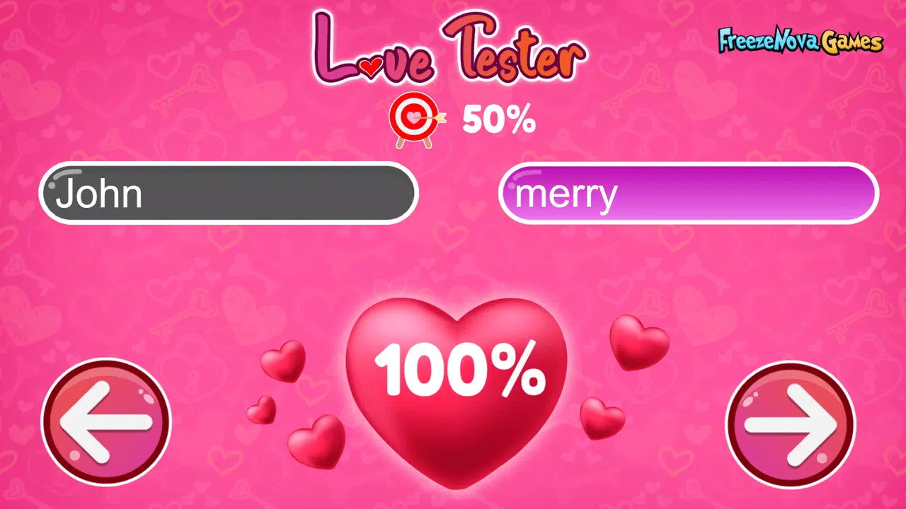Love Tester - Free Online Mobile Game on