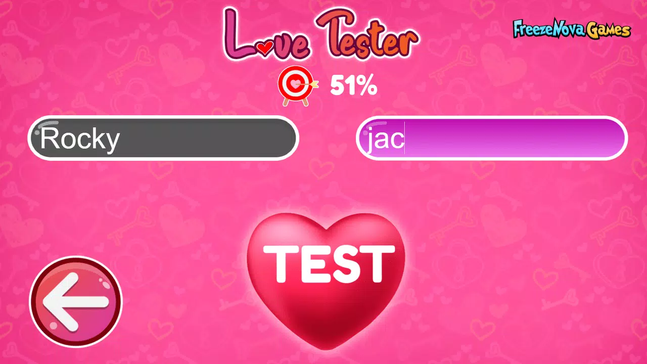 Love Test #freezenova #lovetaster #testergame 