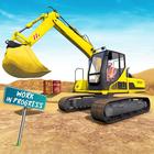 Máy xúc cát nặng: xe múc cát biểu tượng